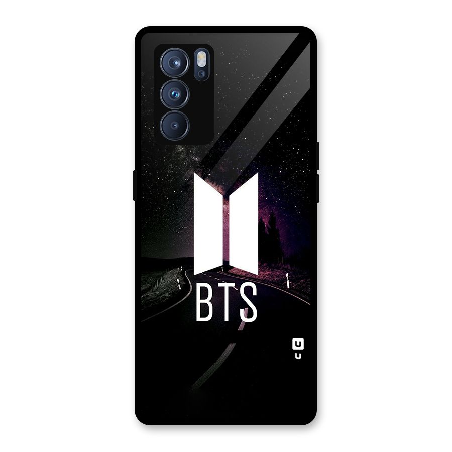 BTS Night Sky Glass Back Case for Oppo Reno6 Pro 5G