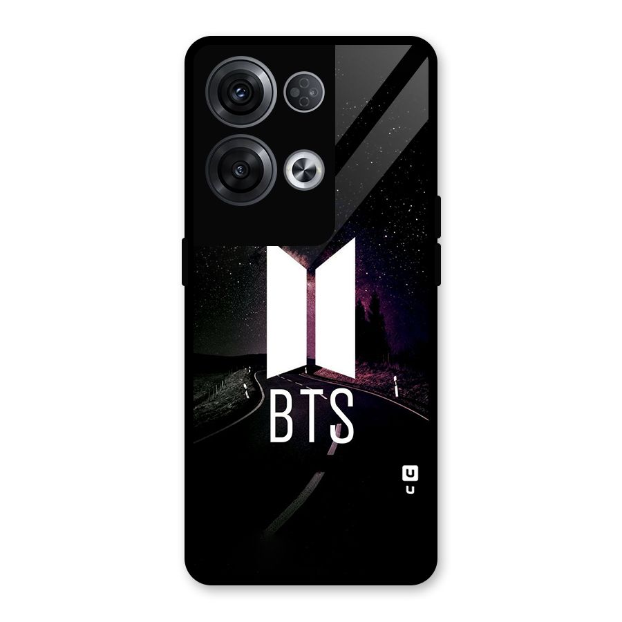 BTS Night Sky Glass Back Case for Oppo Reno8 Pro 5G