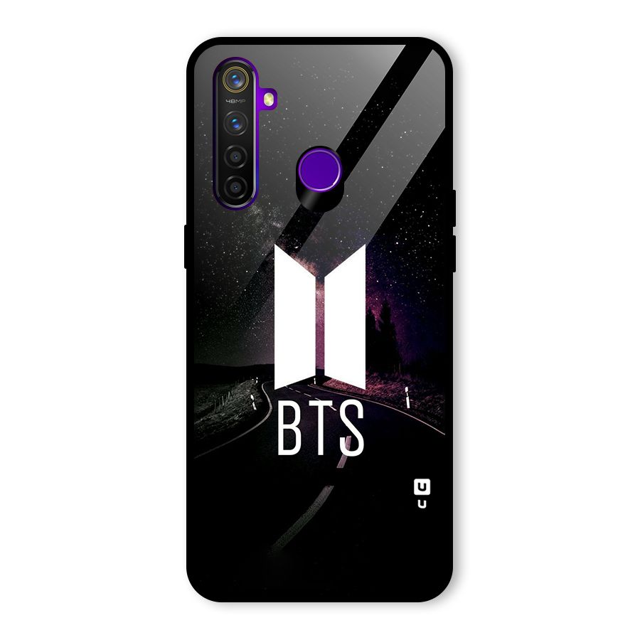 BTS Night Sky Glass Back Case for Realme 5 Pro