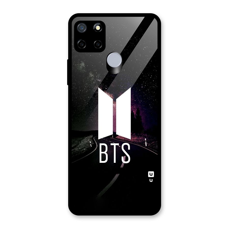 BTS Night Sky Glass Back Case for Realme Narzo 30A