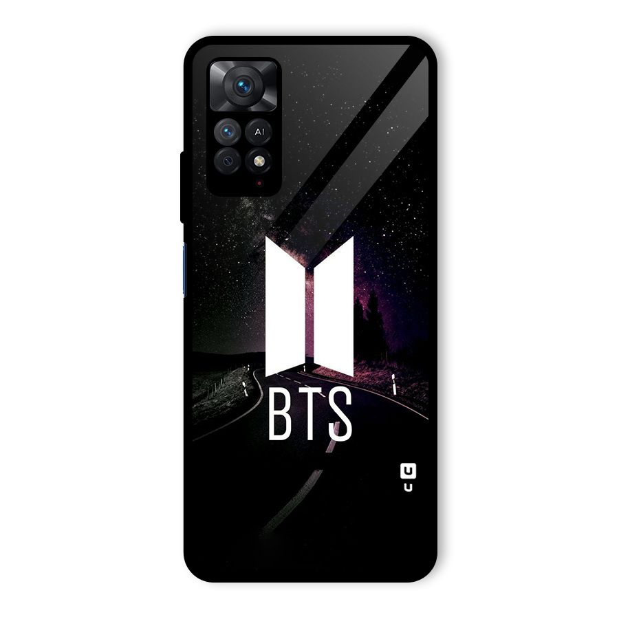 BTS Night Sky Glass Back Case for Redmi Note 11 Pro