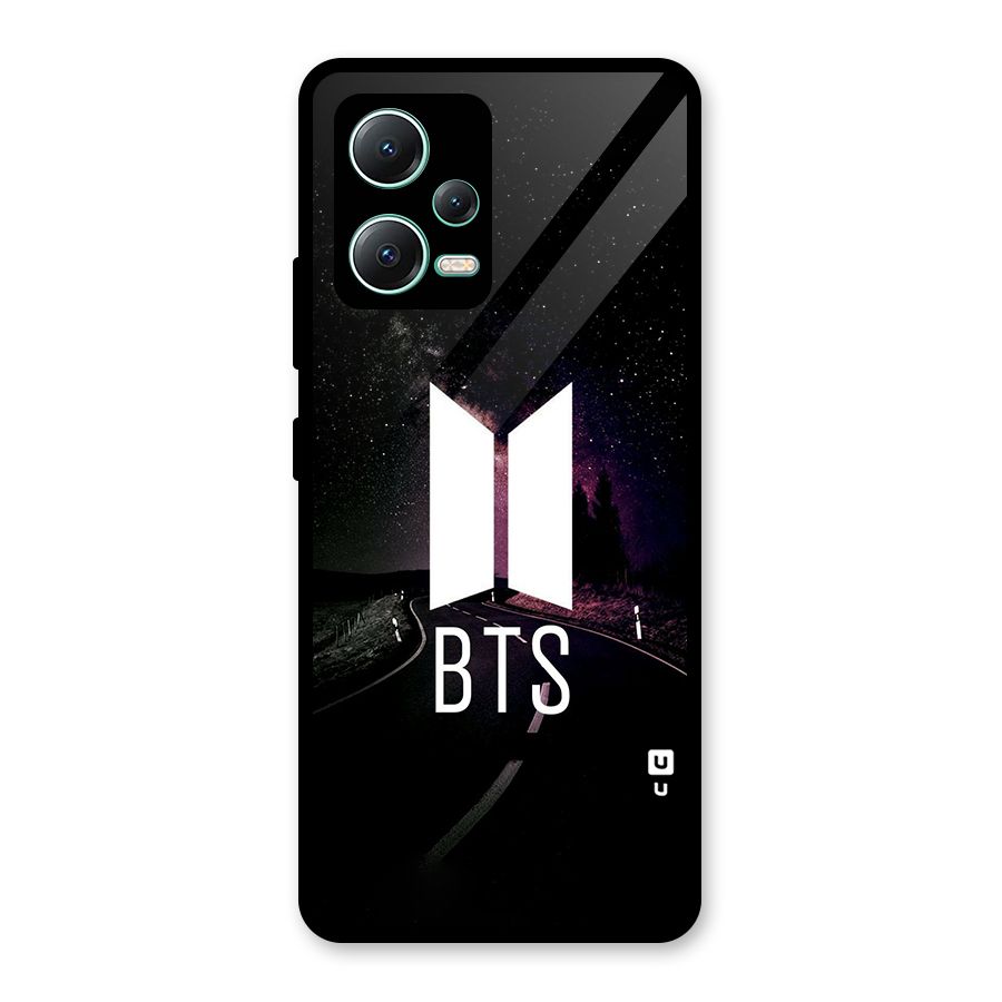 BTS Night Sky Glass Back Case for Redmi Note 12 5G