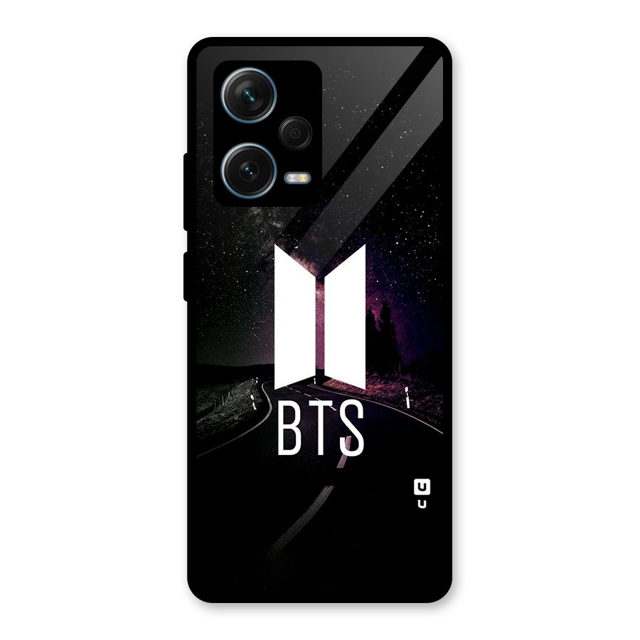 BTS Night Sky Glass Back Case for Redmi Note 12 Pro Plus 5G