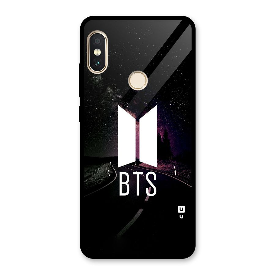 BTS Night Sky Glass Back Case for Redmi Note 5 Pro