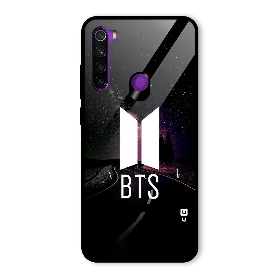 BTS Night Sky Glass Back Case for Redmi Note 8