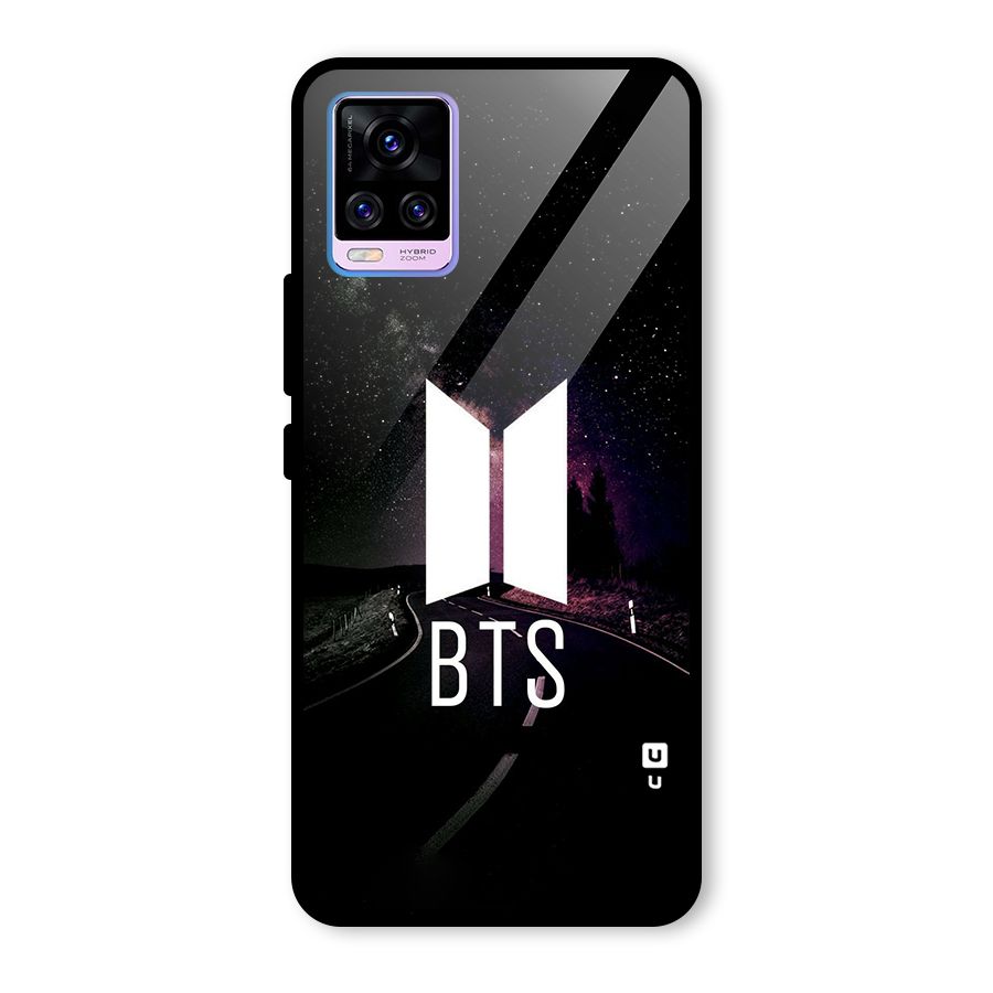 BTS Night Sky Glass Back Case for Vivo V20 Pro