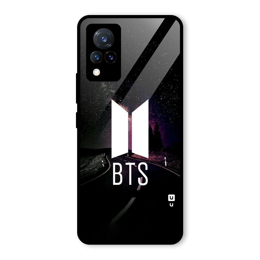 BTS Night Sky Glass Back Case for Vivo V21 5G