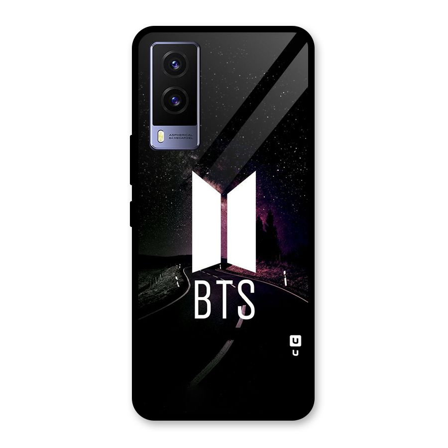 BTS Night Sky Glass Back Case for Vivo V21e 5G