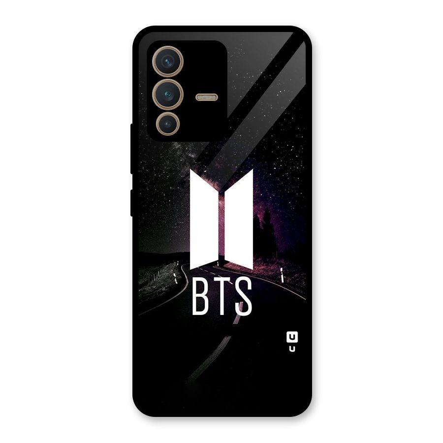 BTS Night Sky Glass Back Case for Vivo V23 5G