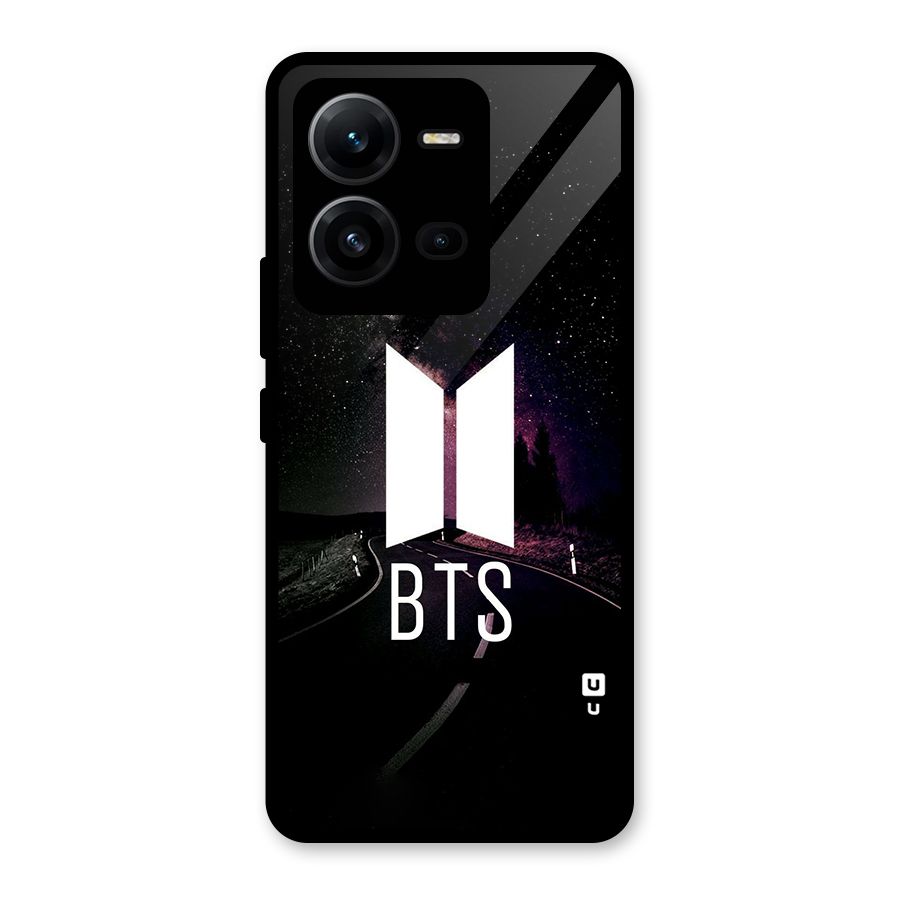BTS Night Sky Glass Back Case for Vivo V25