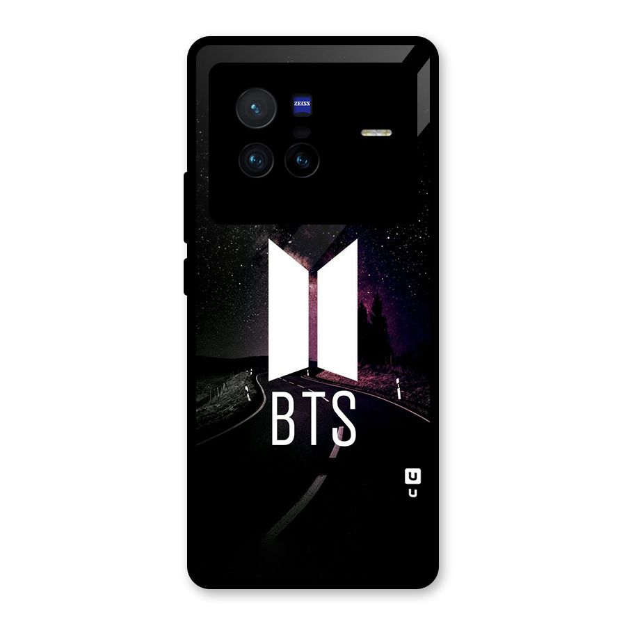 BTS Night Sky Glass Back Case for Vivo X80