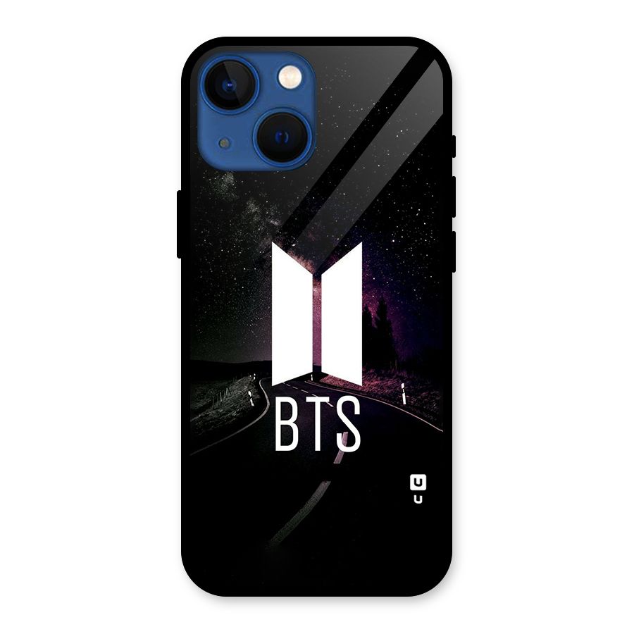 BTS Night Sky Glass Back Case for iPhone 13 Mini