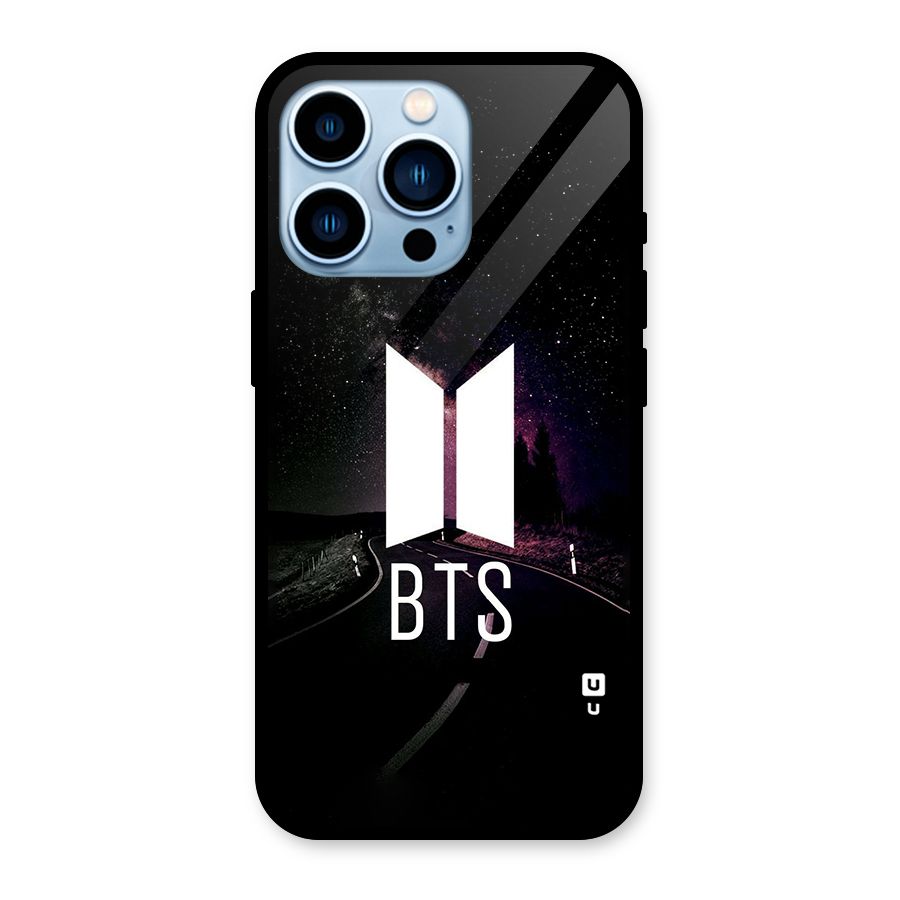 BTS Night Sky Glass Back Case for iPhone 13 Pro