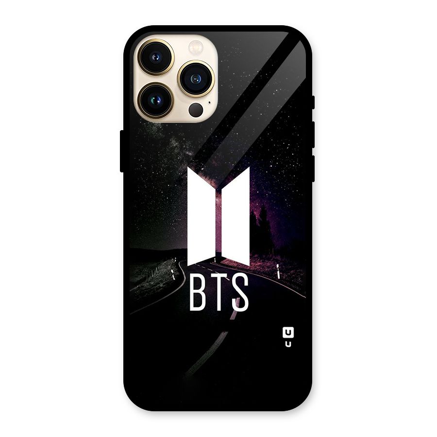 BTS Night Sky Glass Back Case for iPhone 13 Pro Max