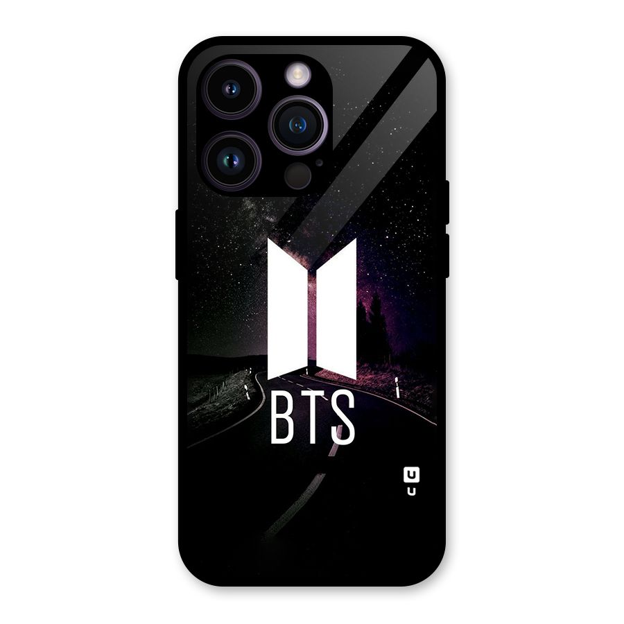 BTS Night Sky Glass Back Case for iPhone 14 Pro