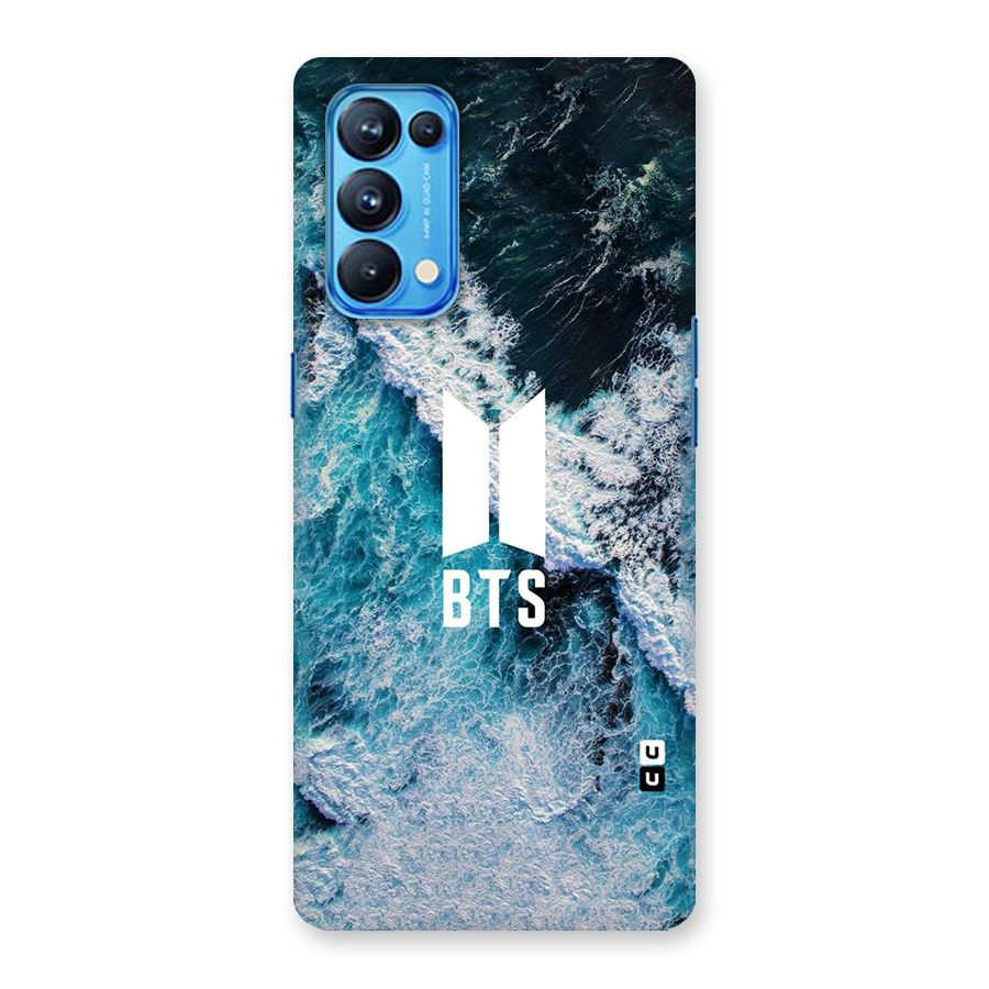 BTS Ocean Waves Back Case for Oppo Reno5 Pro 5G