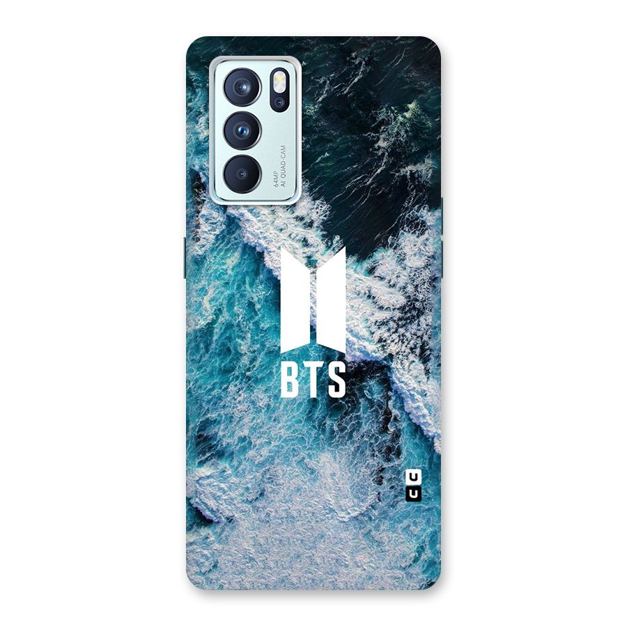 BTS Ocean Waves Back Case for Oppo Reno6 Pro 5G