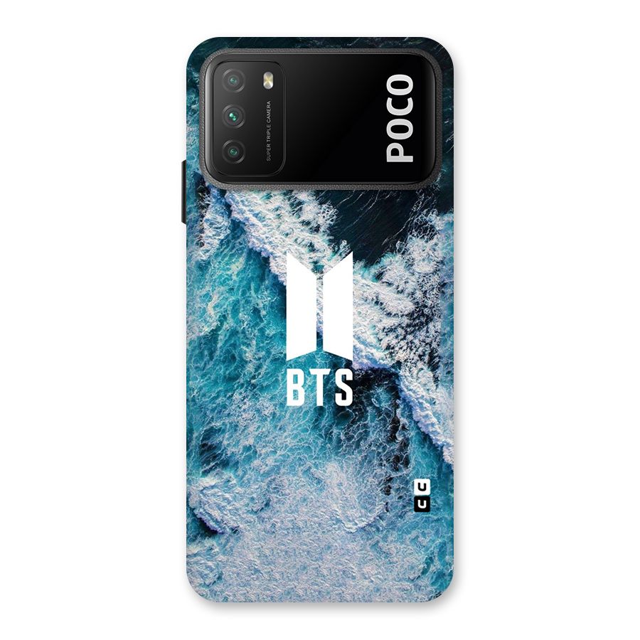 BTS Ocean Waves Back Case for Poco M3