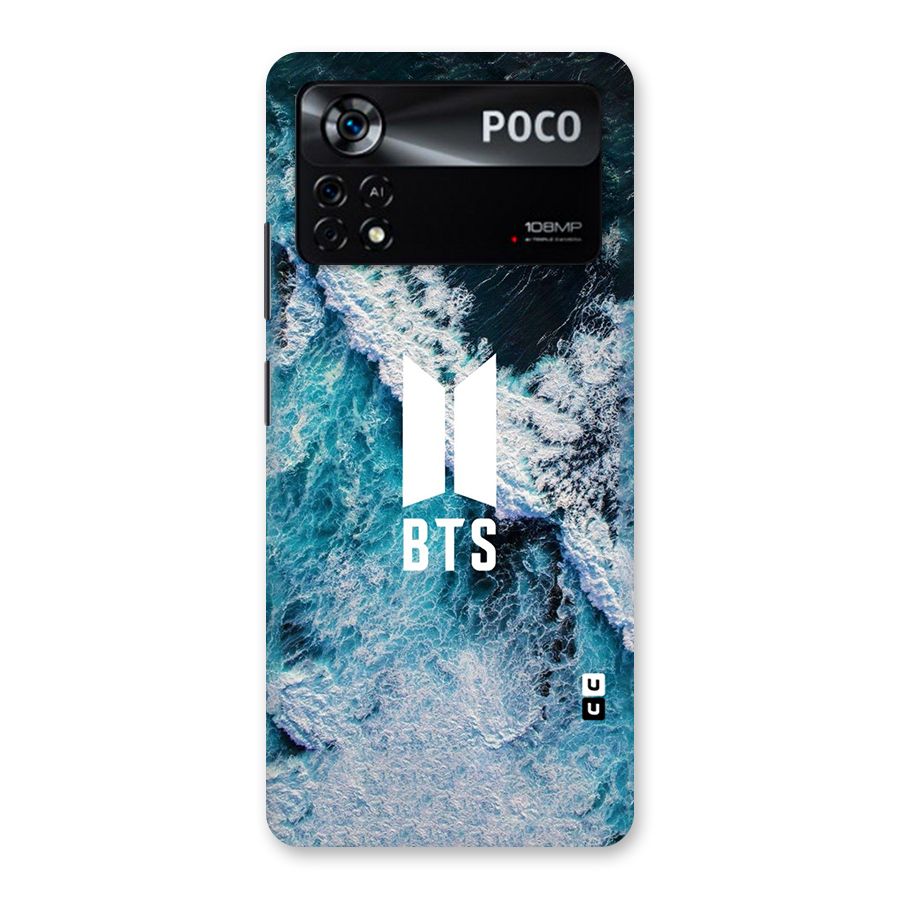 BTS Ocean Waves Back Case for Poco X4 Pro 5G
