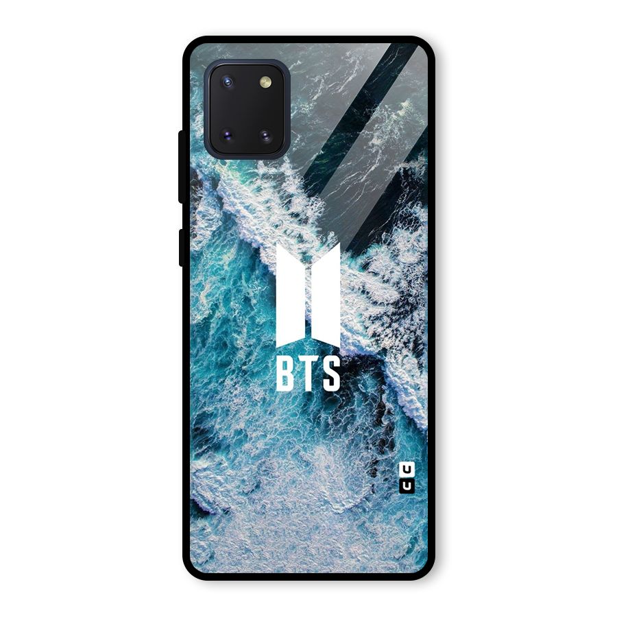 BTS Ocean Waves Glass Back Case for Galaxy Note 10 Lite