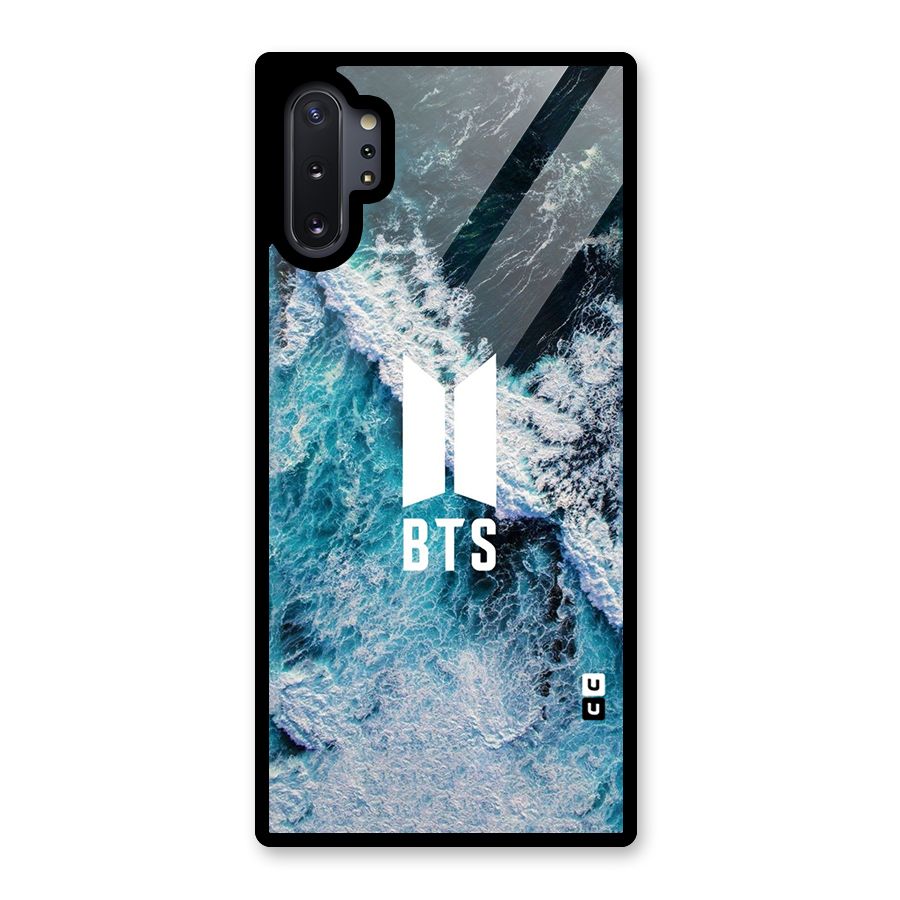 BTS Ocean Waves Glass Back Case for Galaxy Note 10 Plus