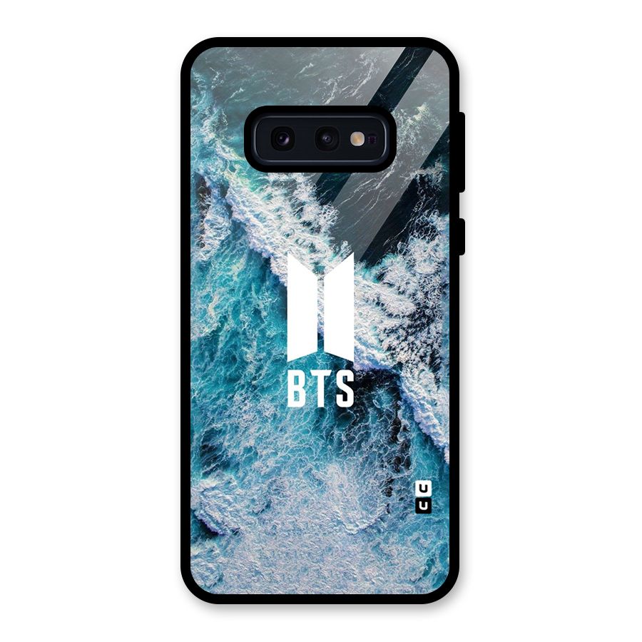 BTS Ocean Waves Glass Back Case for Galaxy S10e