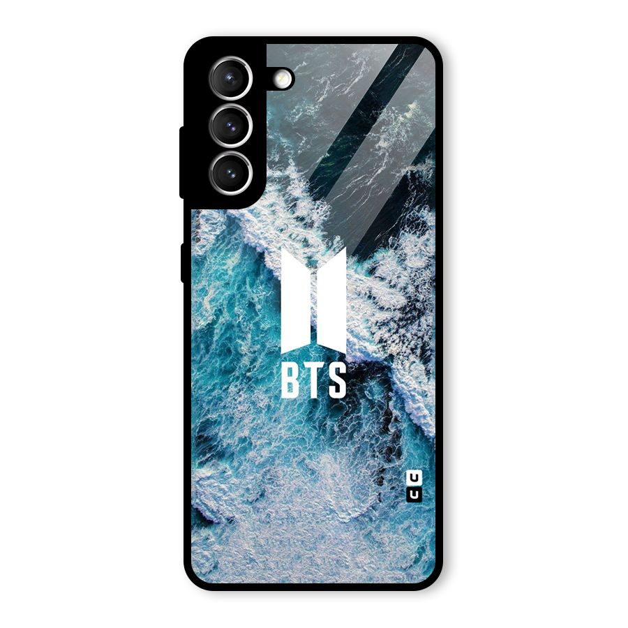 BTS Ocean Waves Glass Back Case for Galaxy S21 5G