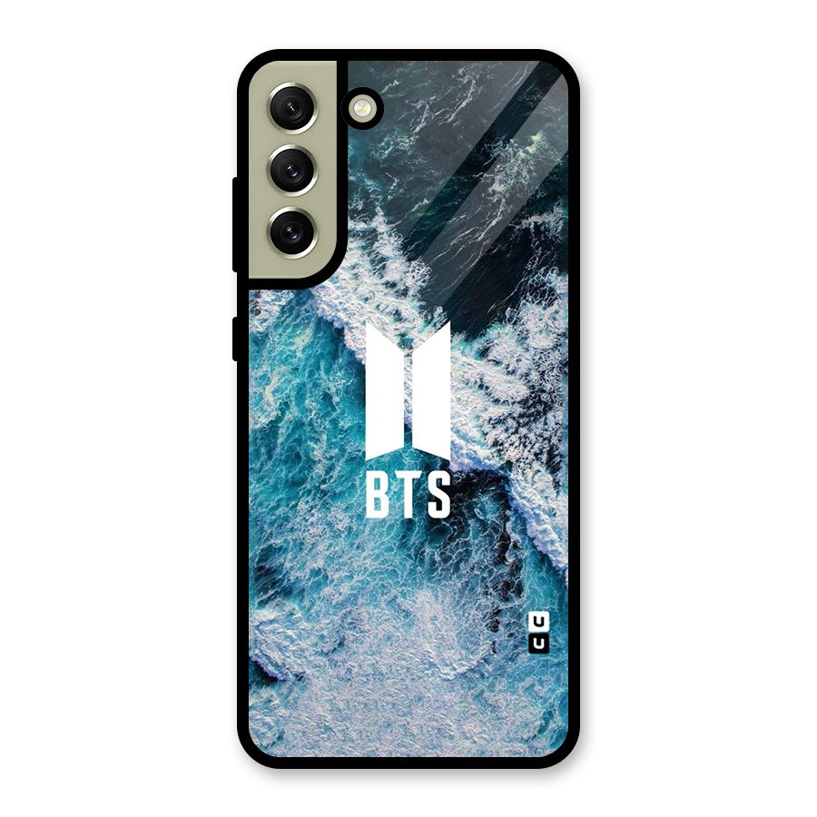 BTS Ocean Waves Glass Back Case for Galaxy S21 FE 5G