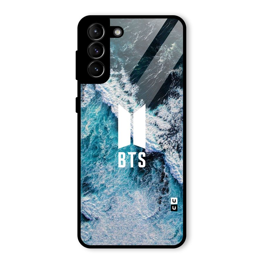 BTS Ocean Waves Glass Back Case for Galaxy S21 Plus