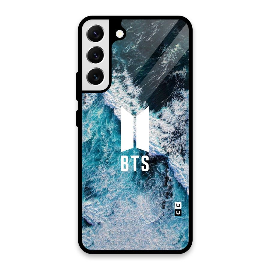 BTS Ocean Waves Glass Back Case for Galaxy S22 Plus 5G