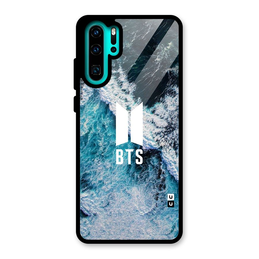 BTS Ocean Waves Glass Back Case for Huawei P30 Pro