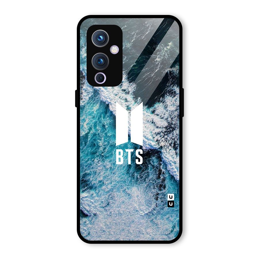 BTS Ocean Waves Glass Back Case for OnePlus 9