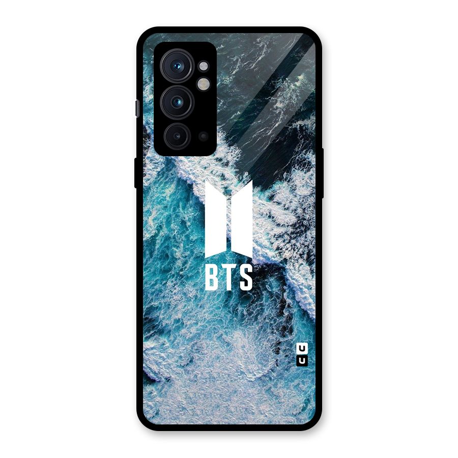 BTS Ocean Waves Glass Back Case for OnePlus 9RT 5G