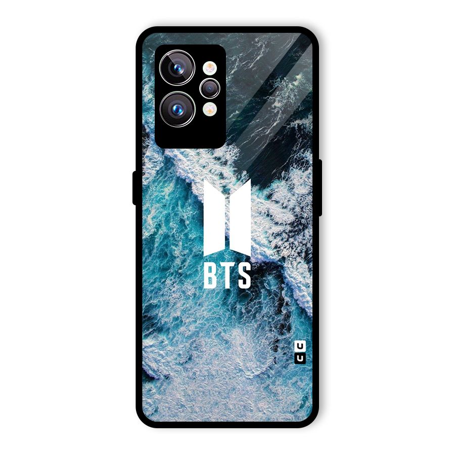 BTS Ocean Waves Glass Back Case for Realme GT2 Pro
