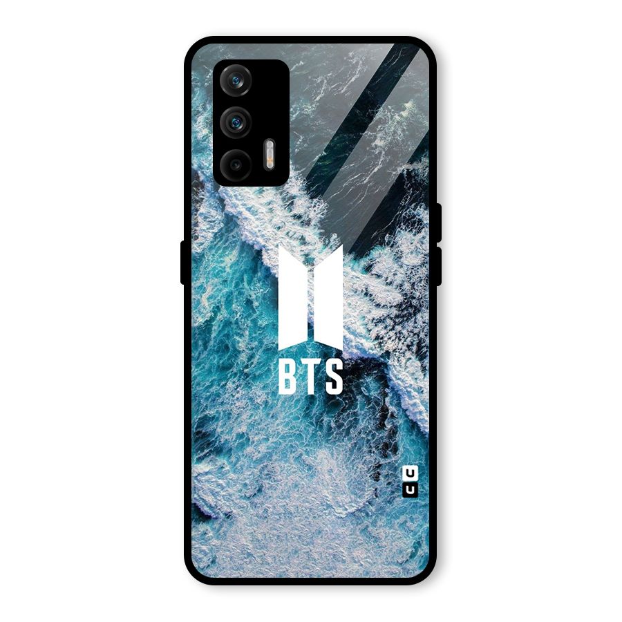 BTS Ocean Waves Glass Back Case for Realme GT 5G