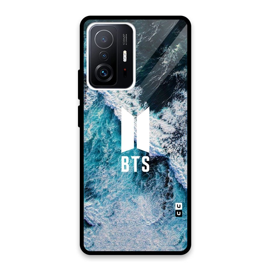 BTS Ocean Waves Glass Back Case for Xiaomi 11T Pro