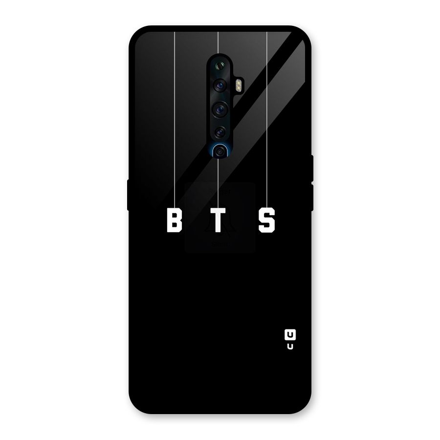 BTS Strings Glass Back Case for Oppo Reno2 F
