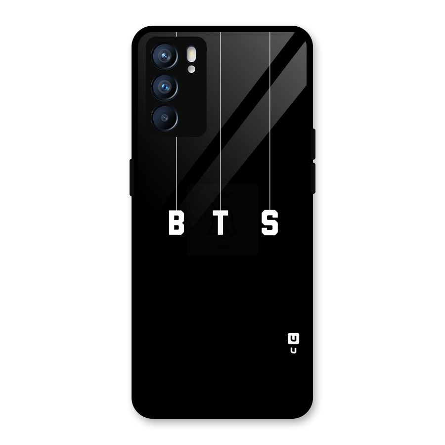 BTS Strings Glass Back Case for Oppo Reno6 5G