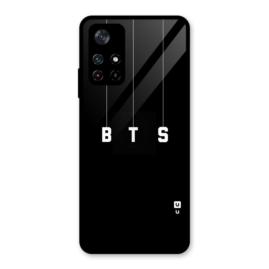 BTS Strings Glass Back Case for Poco M4 Pro 5G