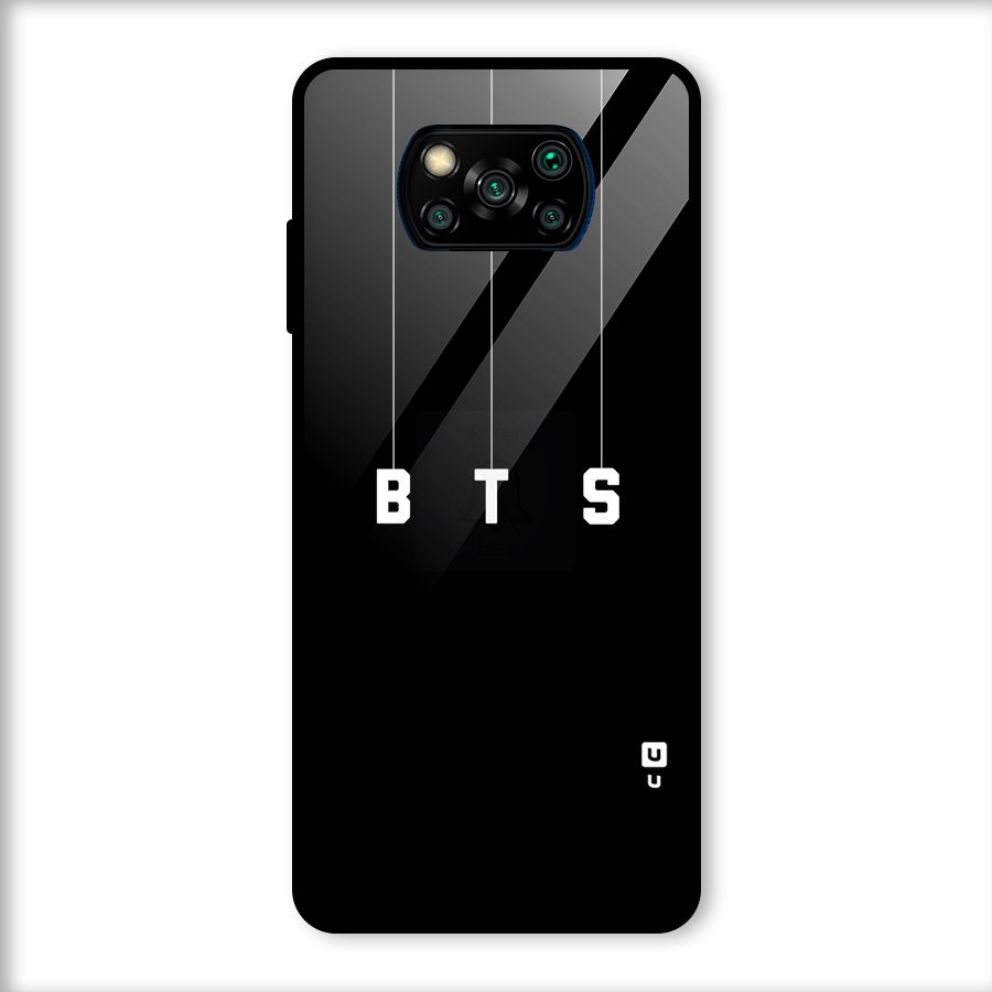 BTS Strings Glass Back Case for Poco X3