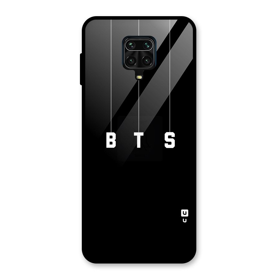 BTS Strings Glass Back Case for Redmi Note 9 Pro