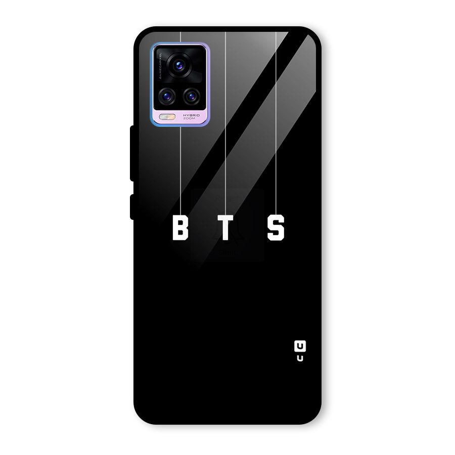 BTS Strings Glass Back Case for Vivo V20 Pro