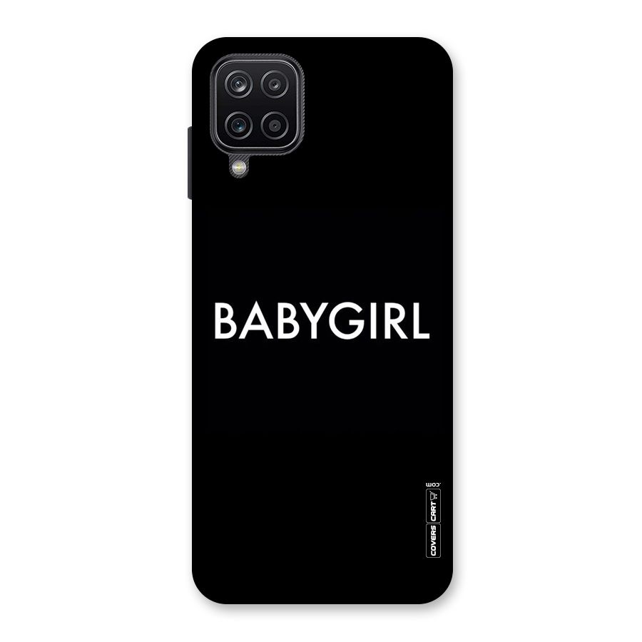 Baby Girl Back Case for Galaxy A12