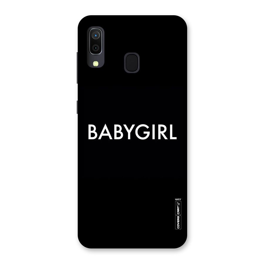 Baby Girl Back Case for Galaxy A30
