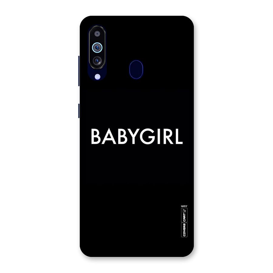 Baby Girl Back Case for Galaxy A60