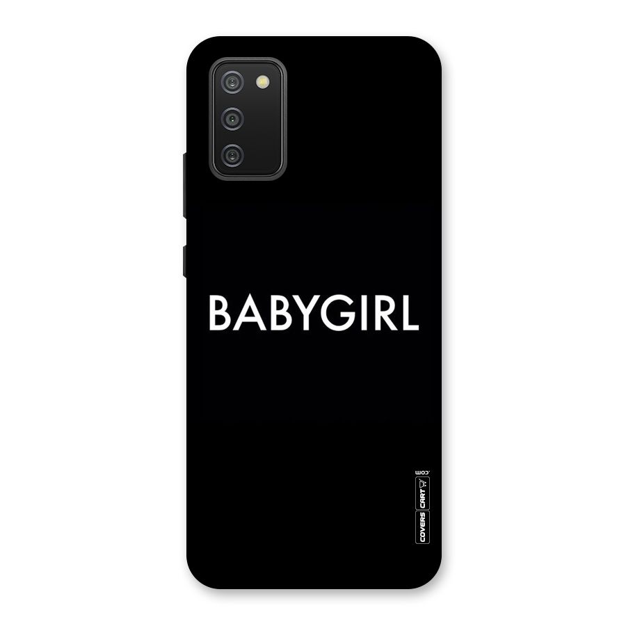 Baby Girl Back Case for Galaxy M02s