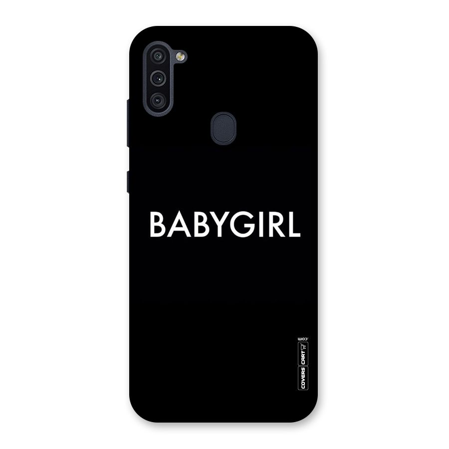 Baby Girl Back Case for Galaxy M11