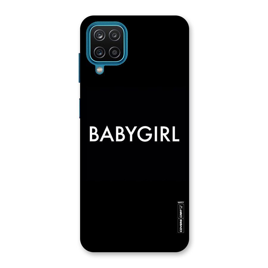Baby Girl Back Case for Galaxy M12