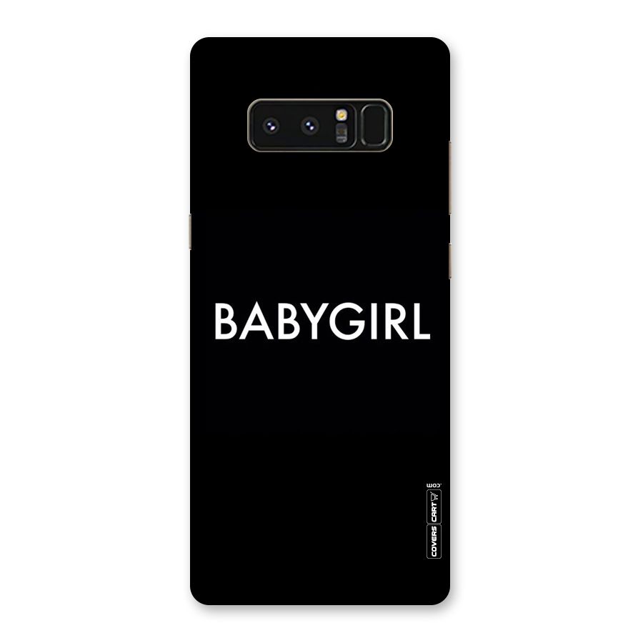 Baby Girl Back Case for Galaxy Note 8