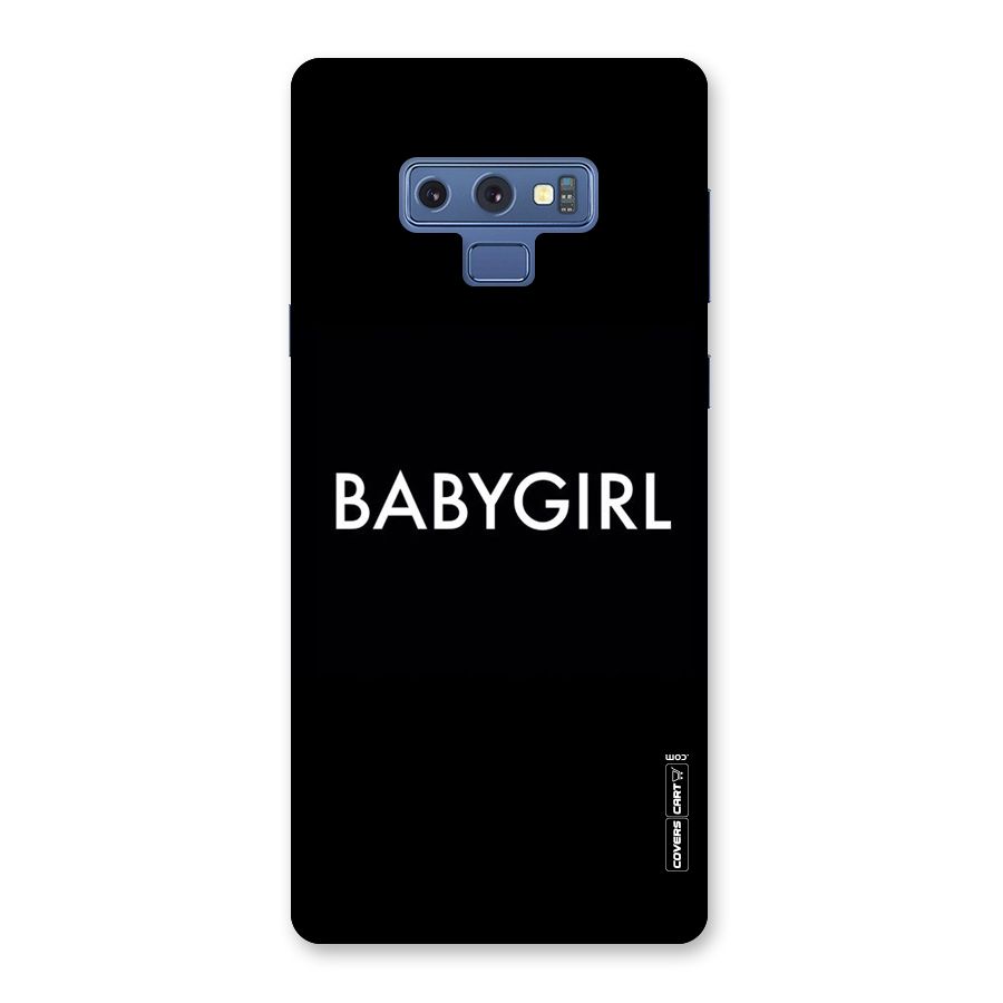 Baby Girl Back Case for Galaxy Note 9